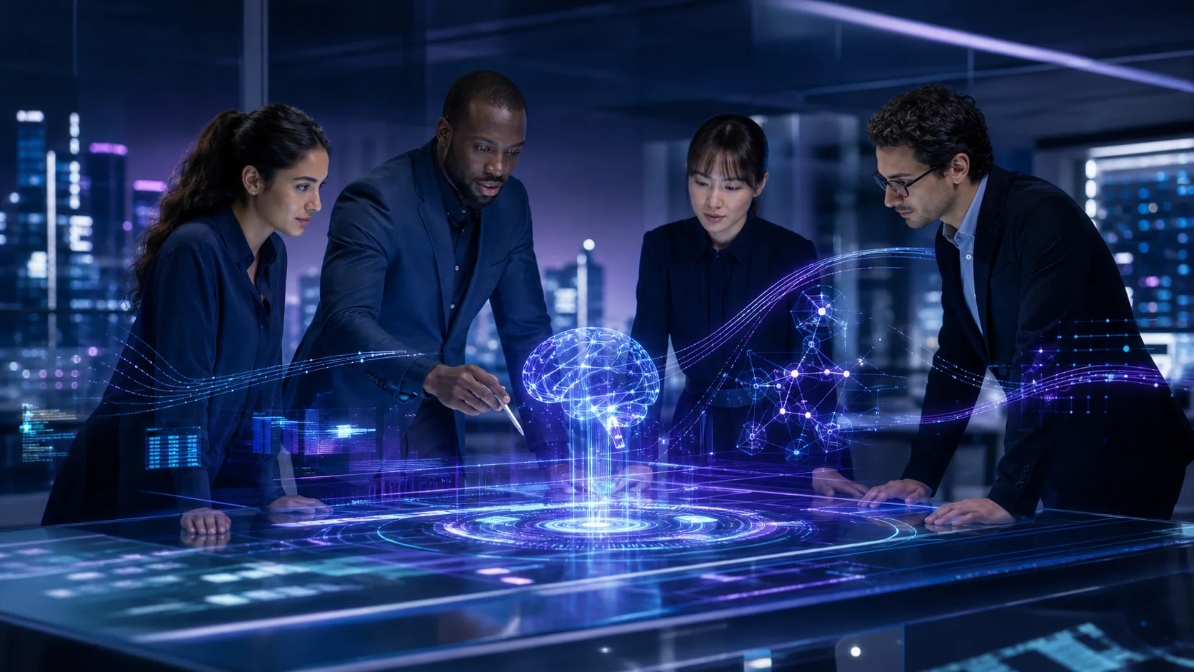 Artificial intelligence transforming modern business operations